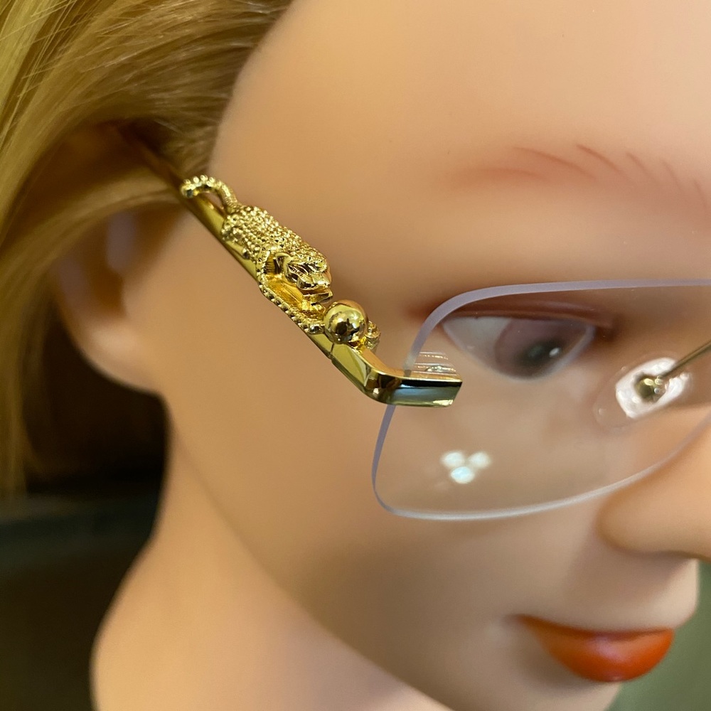 Clear Gold Wildcat Frames